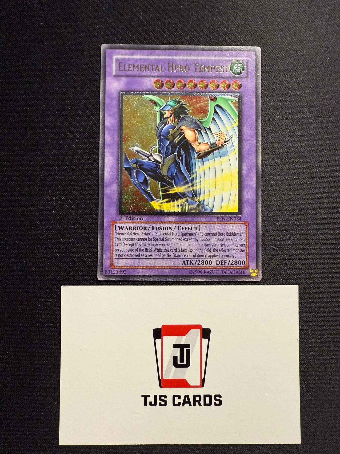 Elemental Hero Tempest - Ultimate Rare 1st Edition EEN-EN034 - MP - YuGiOh