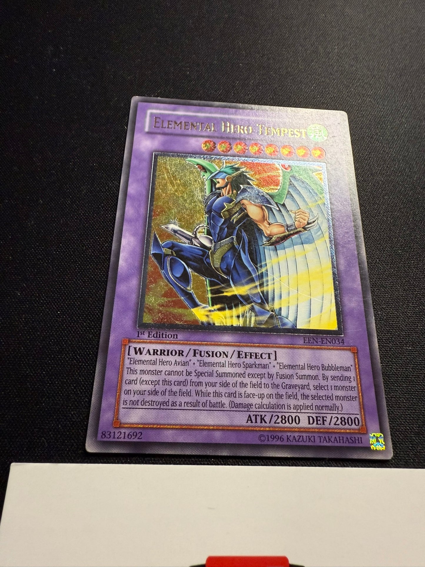 Elemental Hero Tempest - Ultimate Rare 1st Edition EEN-EN034 - MP - YuGiOh