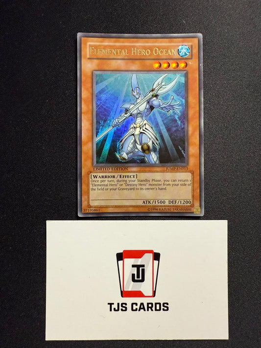 Elemental Hero Ocean - Ultra Rare Limited Edition JUMP-EN013 - YuGiOh