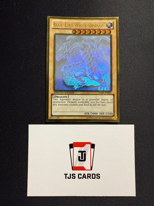 Blue-Eyes White Dragon - Gold Ghost Rare GLD5-EN001 - LP - YuGiOh