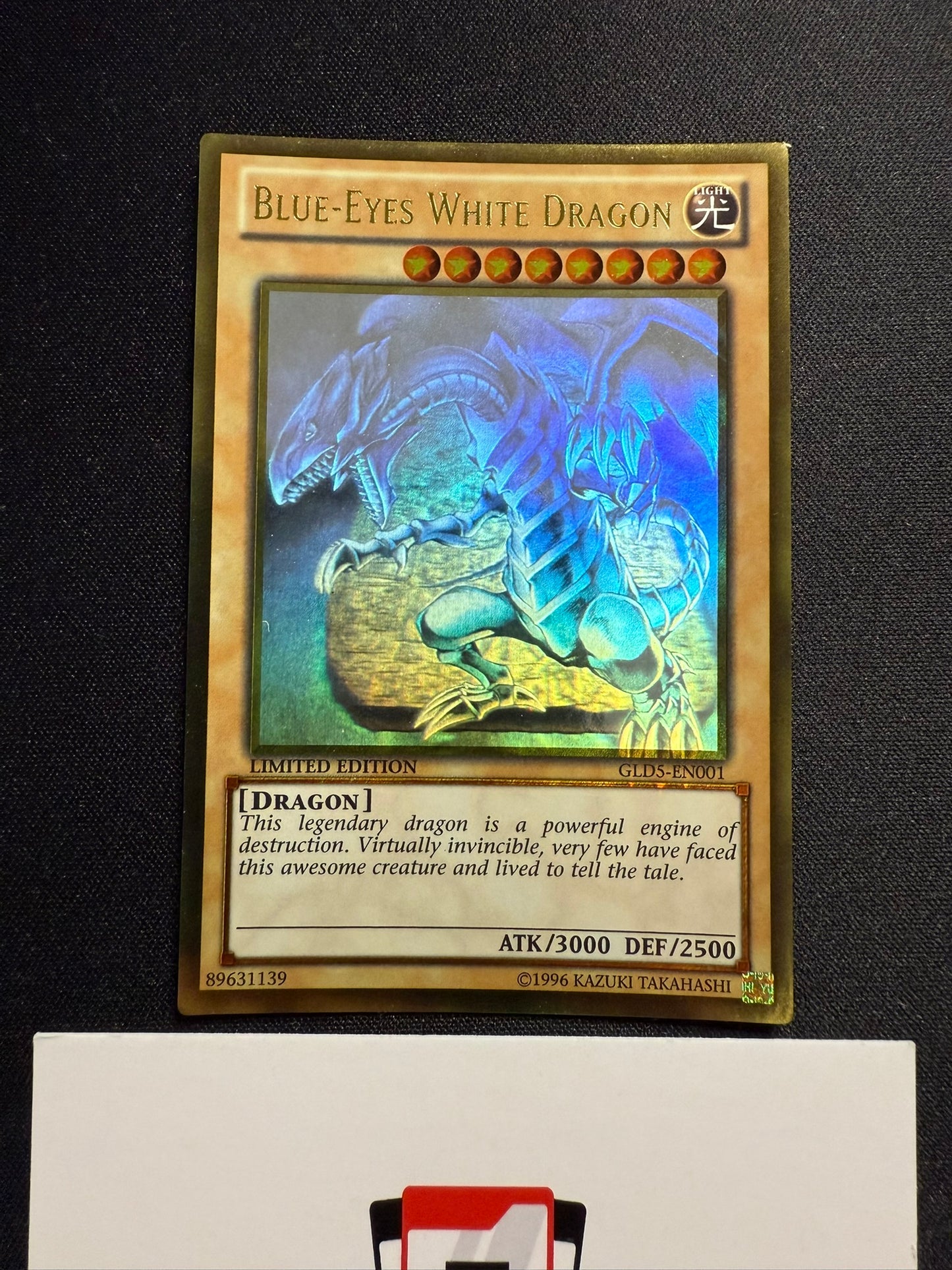 Blue-Eyes White Dragon - Gold Ghost Rare GLD5-EN001 - LP - YuGiOh