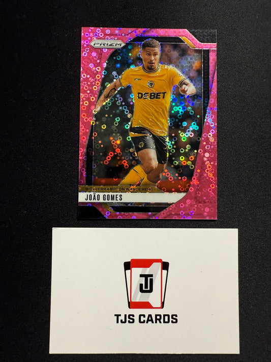 Joao Gomes - Pink Breakaway Disco /149 - Panini Prizm Premier League 2024/25