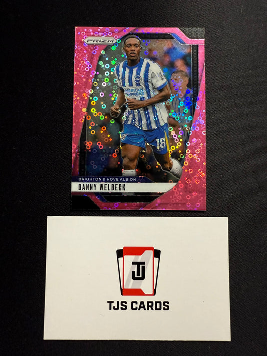 Danny Welbeck - Pink Breakaway Disco /149 - Panini Prizm Premier League 2024/25