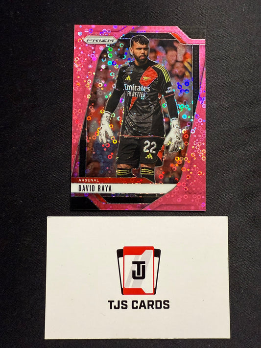 David Raya - Pink Breakaway Disco /149 - Panini Prizm Premier League 2024/25