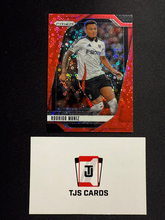 Rodrigo Muniz - Red Breakaway Disco /49 - Panini Prizm Premier League 2024/25