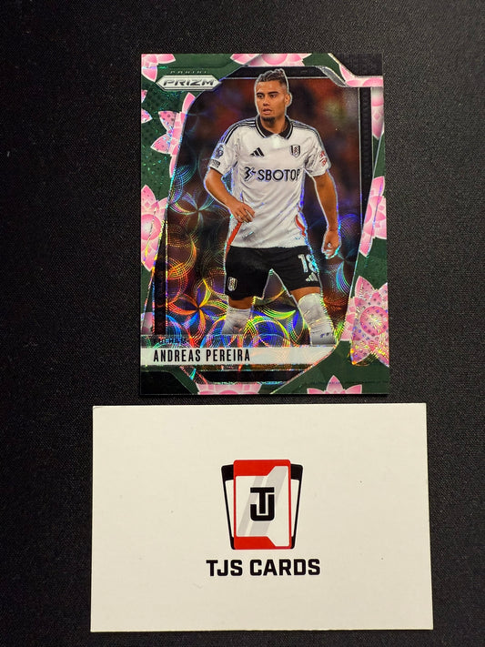 Andreas Pereira - Lotus Flower Breakaway /18 - Panini Prizm Premier League 2024/25