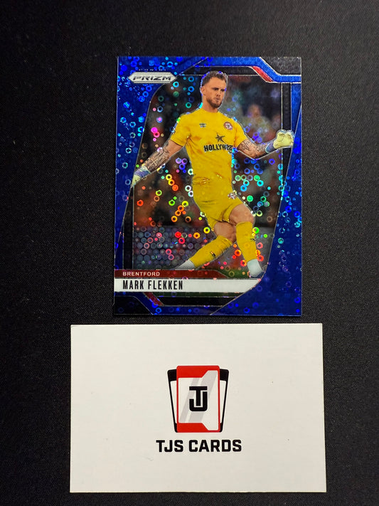 Mark Flekken - Blue Disco Breakaway /99 - Panini Prizm Premier League 2024/25