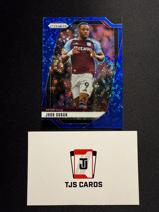 Jhon Duran - Blue Disco Breakaway /99 - Panini Prizm Premier League 2024/25