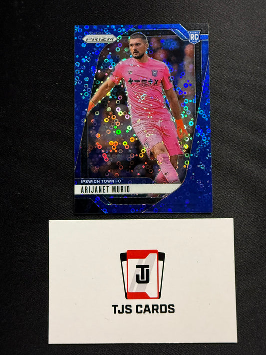 Arijanet Muric - Rookie Blue Disco Breakaway /99 - Panini Prizm Premier League 2024/25