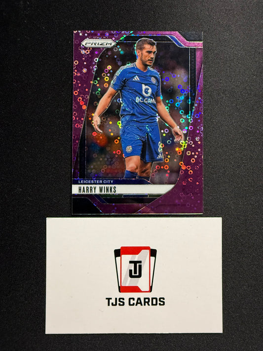 Harry Winks - Purple Disco Breakaway /25 - Panini Prizm Premier League 2024/25