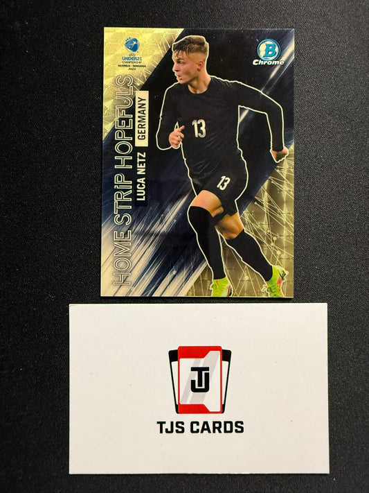 Luca Netz - SUPERFRACTOR 1/1 - TOPPS Bowman Chrome UEFA U21 EURO 2023