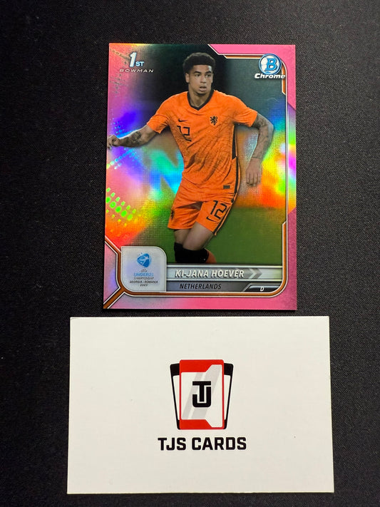 Ki-Jana Hoever - 1st Pink /150 - TOPPS Bowman Chrome UEFA U21 EURO 2023