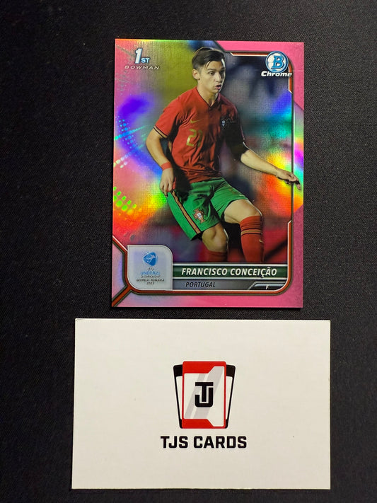 Francisco Conceicao - 1st Pink /150 - TOPPS Bowman Chrome UEFA U21 EURO 2023