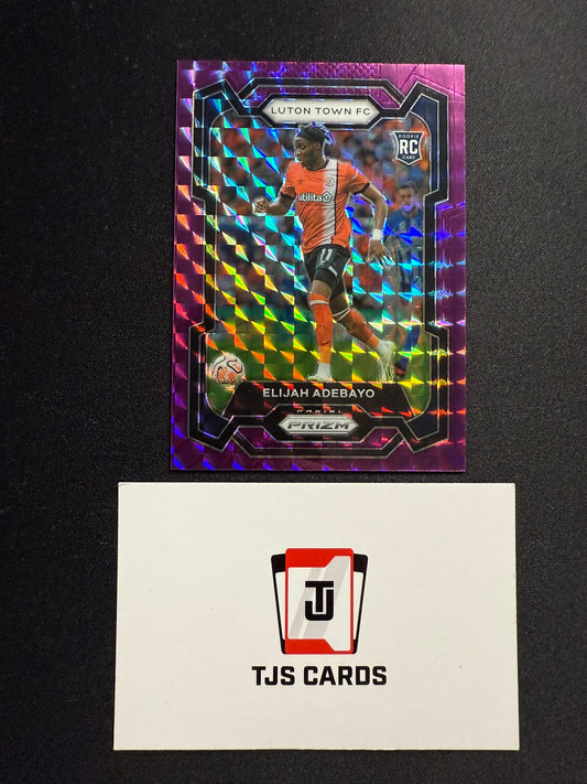 Elijah Adebayo - Rookie Purple Mosaic /140 - Panini Prizm Premier League 2023/24