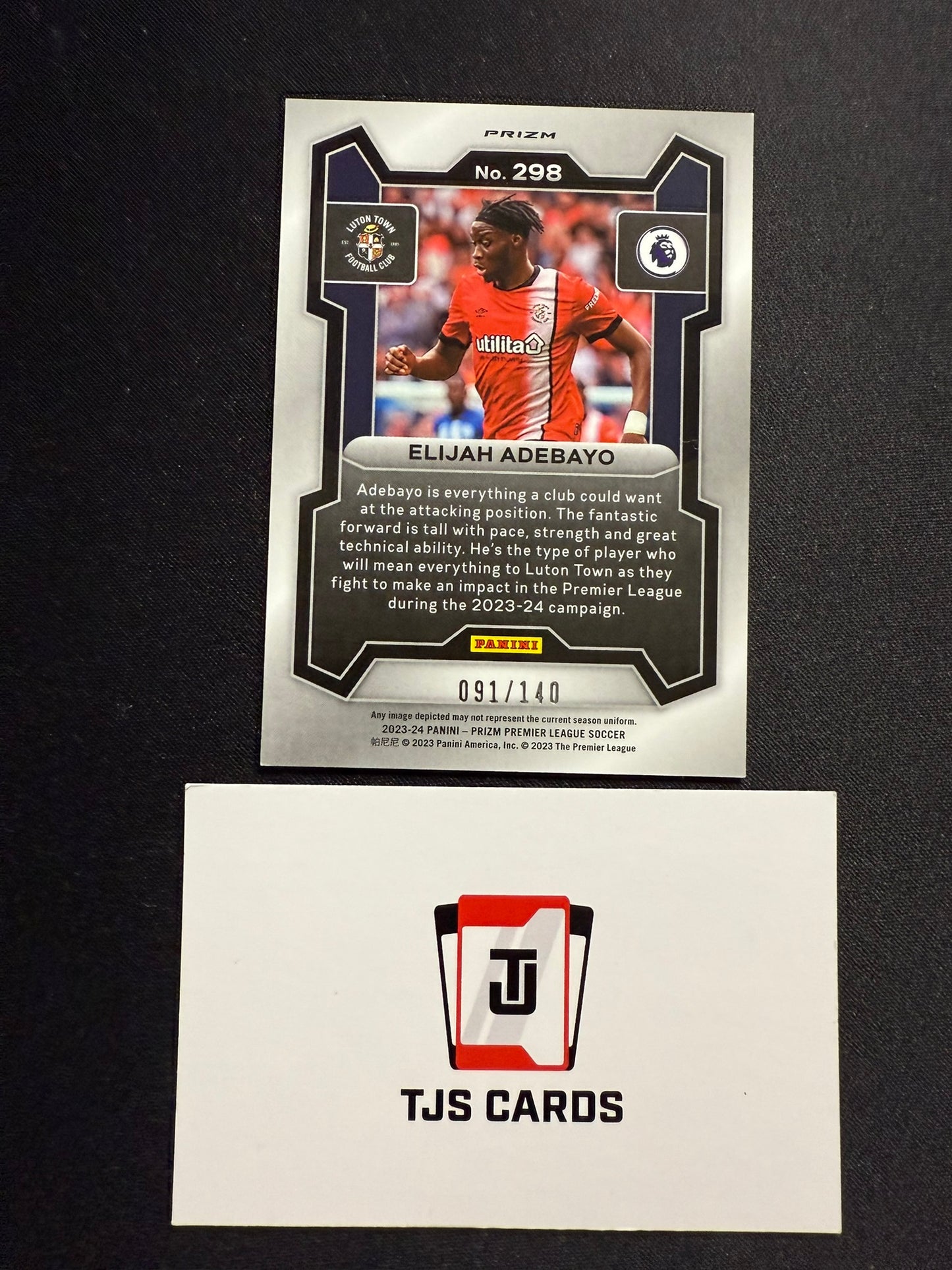 Elijah Adebayo - Rookie Purple Mosaic /140 - Panini Prizm Premier League 2023/24