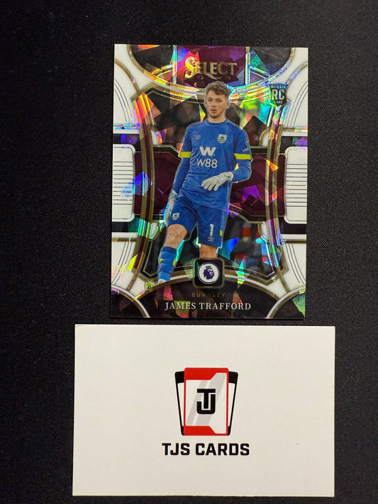 James Trafford - Rookie White Cracked Ice /85 - Panini Select Premier League 2023/24