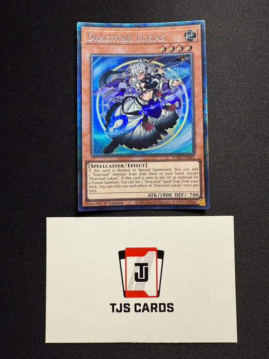 Dracotail Lukias - Collector's Rare 1st Edition JUSH-EN001 - YuGiOh