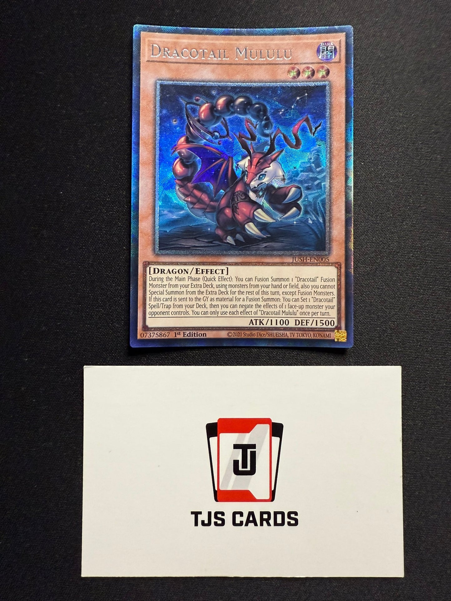 Dracotail Mululu - Collector's Rare 1st Edition JUSH-EN005 - YuGiOh