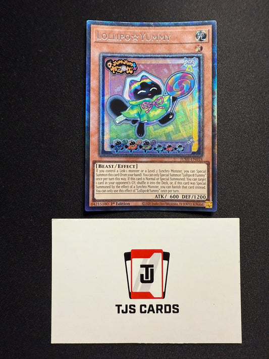 Lollipo Yummy - Collector's Rare 1st Edition JUSH-EN018 - YuGiOh