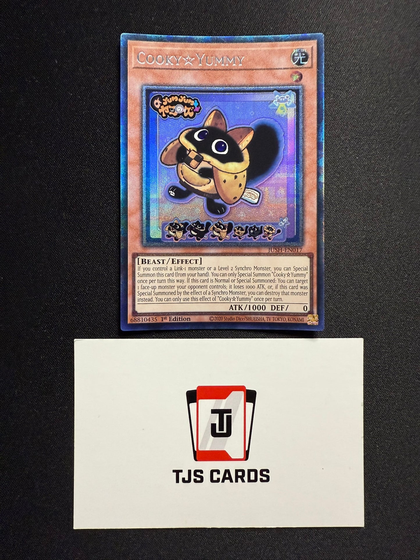 Cooky Yummy - Collector's Rare 1st Edition JUSH-EN017 - YuGiOh