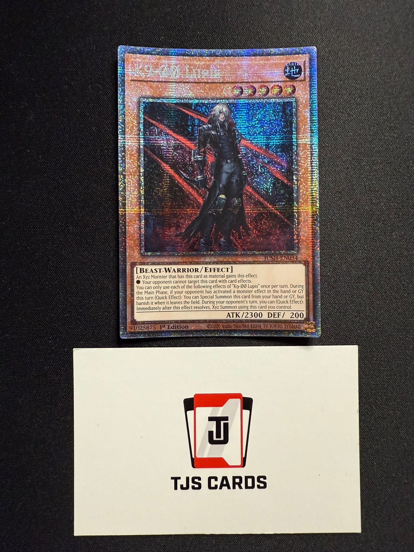 K9-00 Lupis - Starlight Rare 1st Edition JUSH-EN034 - YuGiOh