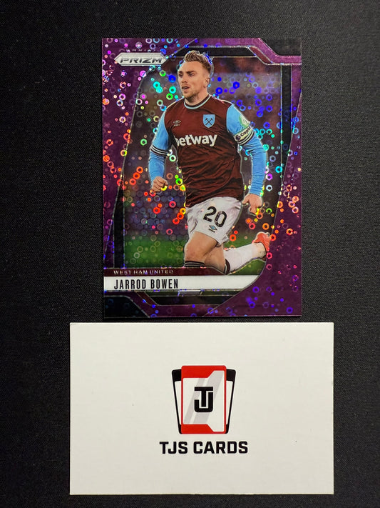 Jarrod Bowen - Purple Disco Breakaway /25 - Panini Prizm Premier League 2024/25