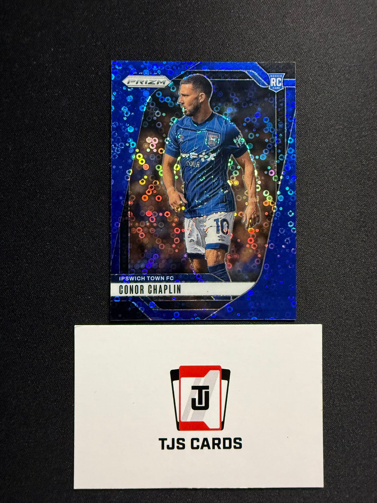 Conor Chaplin - Rookie Blue Disco Breakaway /99 - Panini Prizm Premier League 2024/25