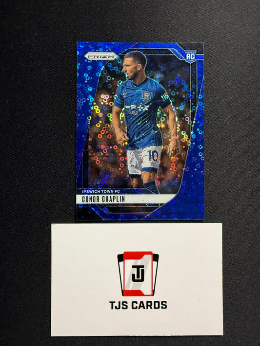 Conor Chaplin - Rookie Blue Disco Breakaway /99 - Panini Prizm Premier League 2024/25