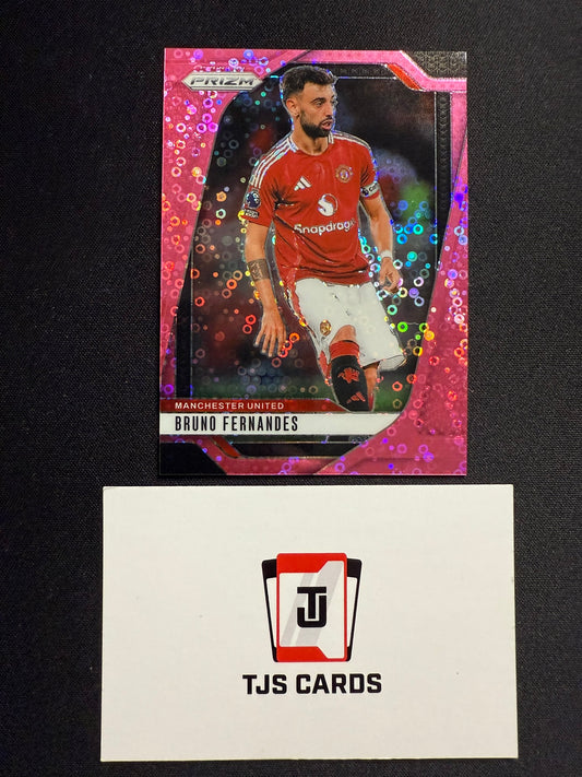Bruno Fernandes - Pink Disco Breakaway /149 - Panini Prizm Premier League 2024/25