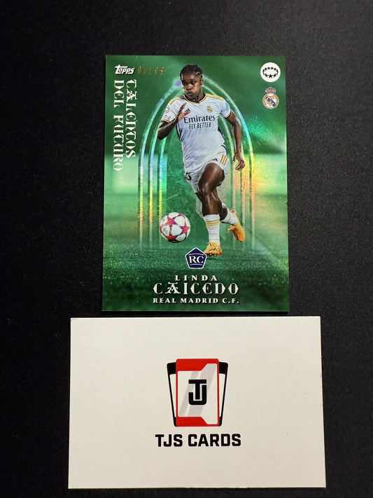 Linda Caicedo - Rookie Green /99 - TOPPS Bonmati Curated Set 2023/24