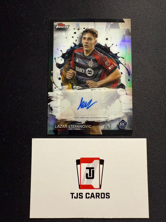 Lazar Stefanovic - Rookie Auto - TOPPS Finest MLS 2024