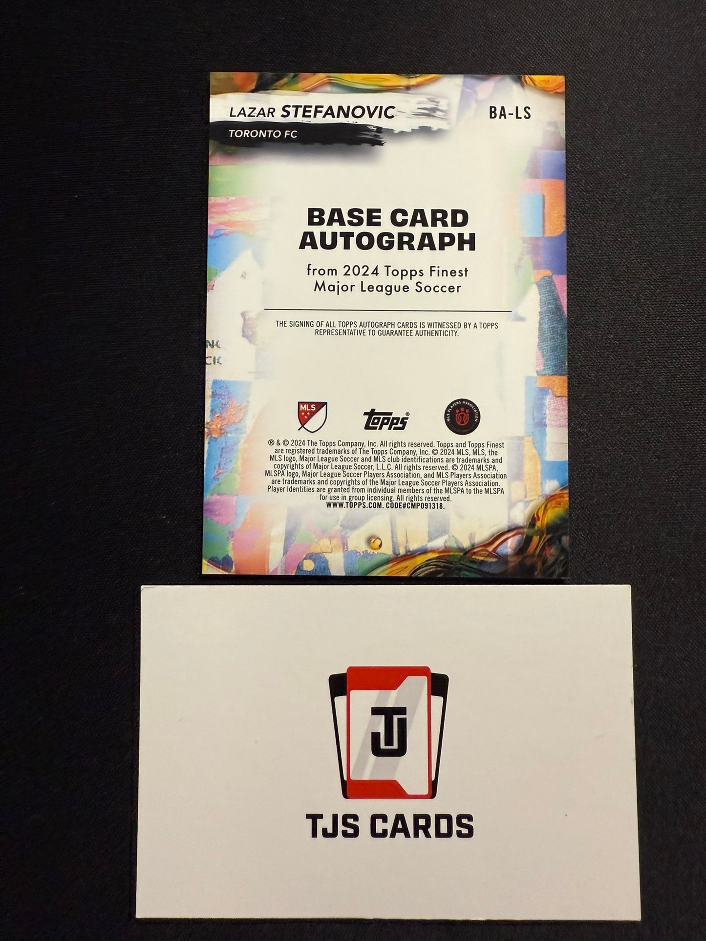 Lazar Stefanovic - Rookie Auto - TOPPS Finest MLS 2024