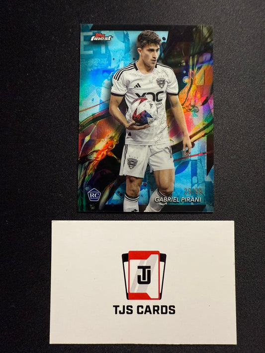 Gabriel Pirani - Rookie Blue /99 - TOPPS Finest MLS 2024