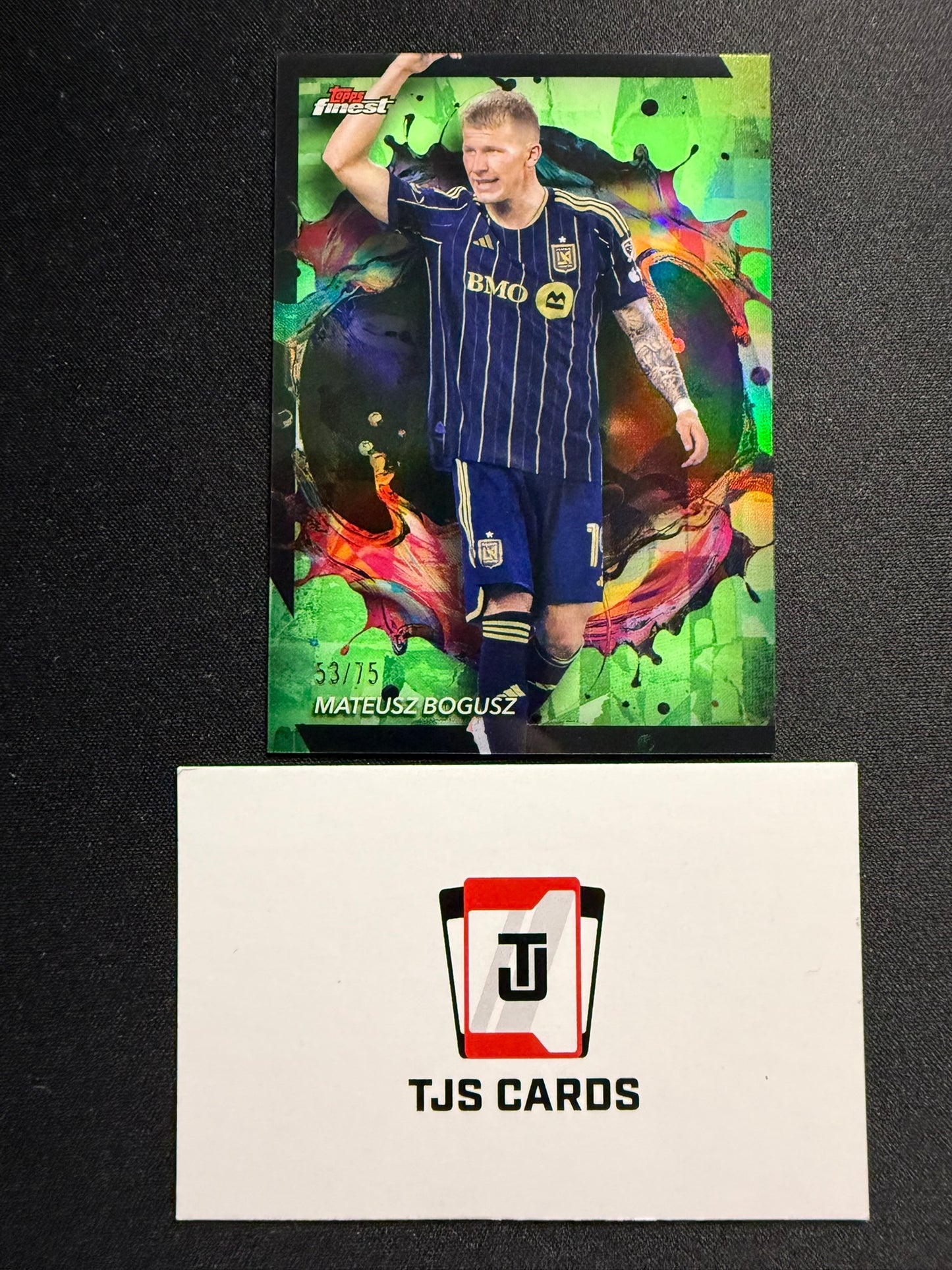 Mateusz Bogusz - Green /75 - TOPPS Finest MLS 2024