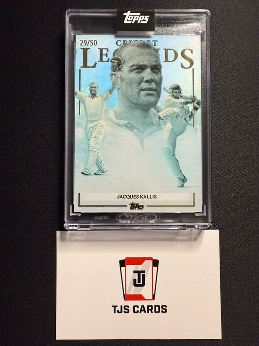 Jacques Kallis - Blue /50 - TOPPS Cricket Legends Volume 2 2025