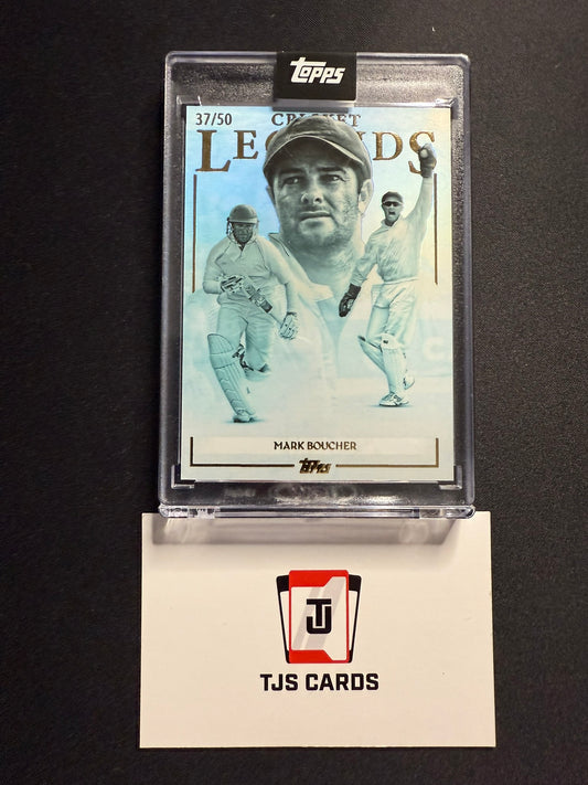 Mark Boucher - Blue /50 - TOPPS Cricket Legends Volume 2 2025