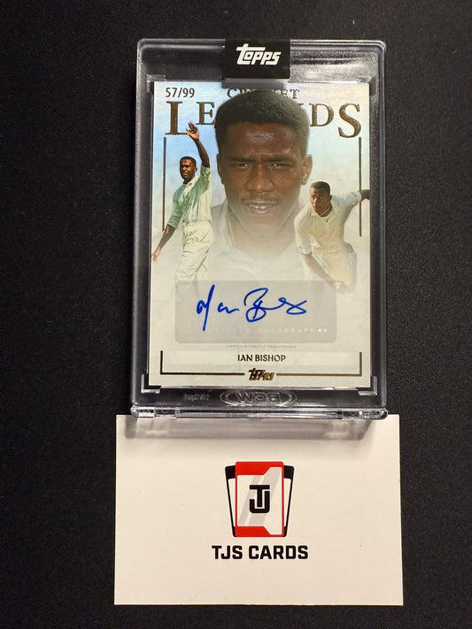 Ian Bishop - Auto /99 - TOPPS Cricket Legends Volume 2 2025
