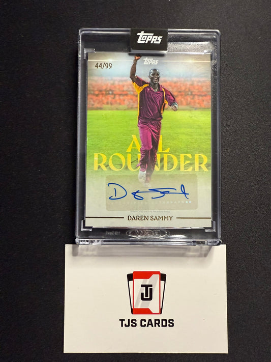 Daren Sammy - Auto /99 - TOPPS Cricket Legends Volume 2 2025