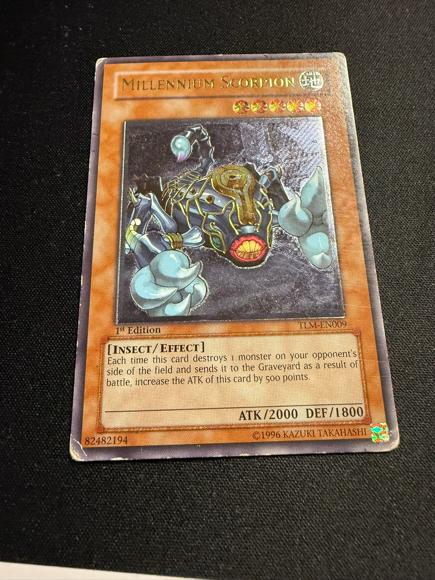 Millennium Scorpion - Ultimate Rare 1st Edition TLM-EN009 - HP - YuGiOh