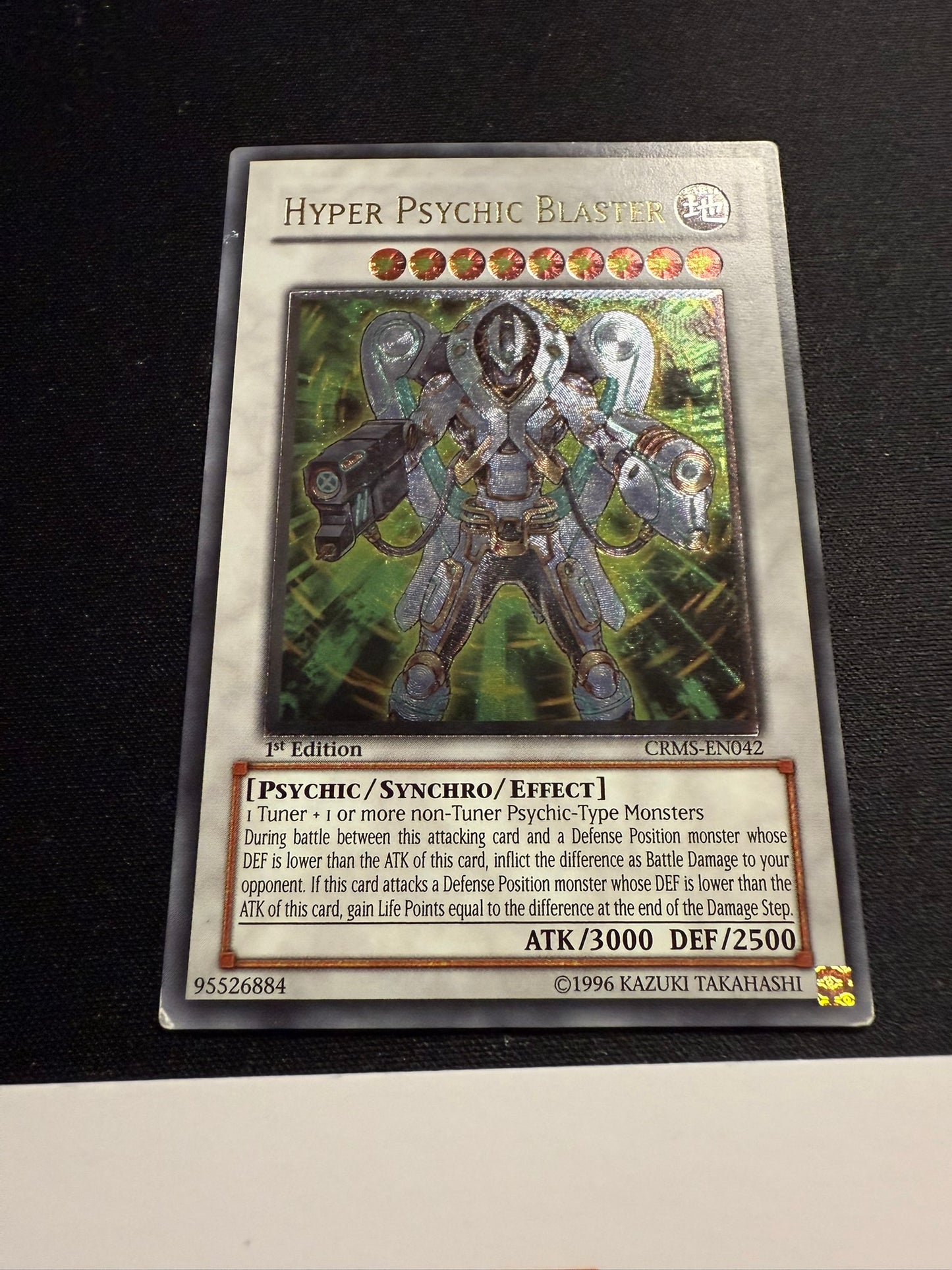 Hyper Psychic Blaster - Ultimate Rare 1st Edition CRMS-EN042 - MP - YuGiOh