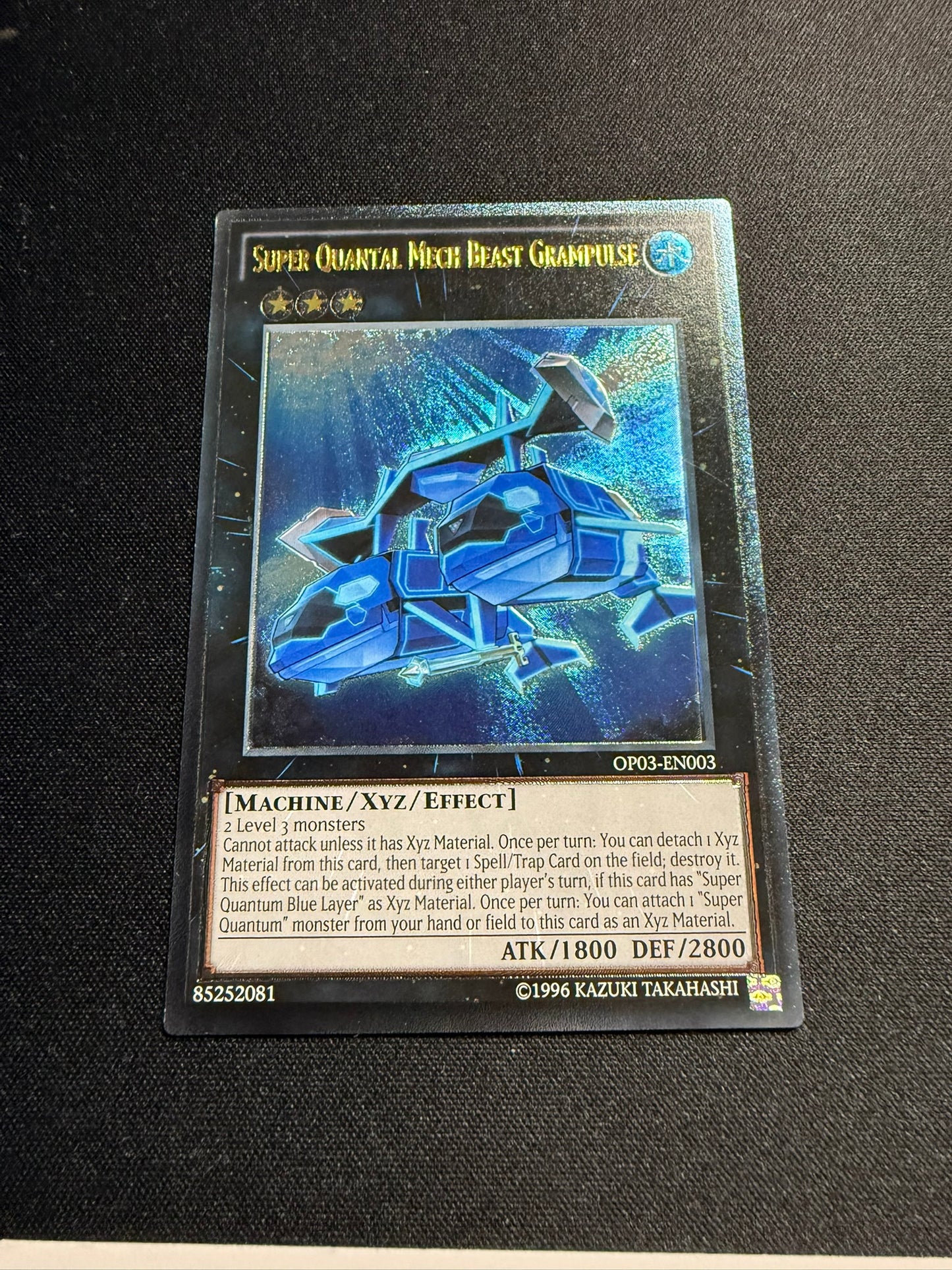 Super Quantal Mech Beast Grampulse - Ultimate Rare OP03-EN003 - YuGiOh