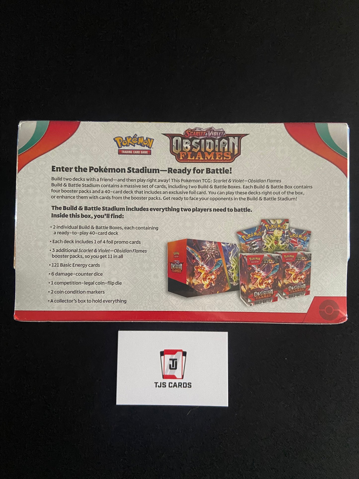 Pokemon Scarlet & Violet Obsidian Flames: Build & Battle Stadium