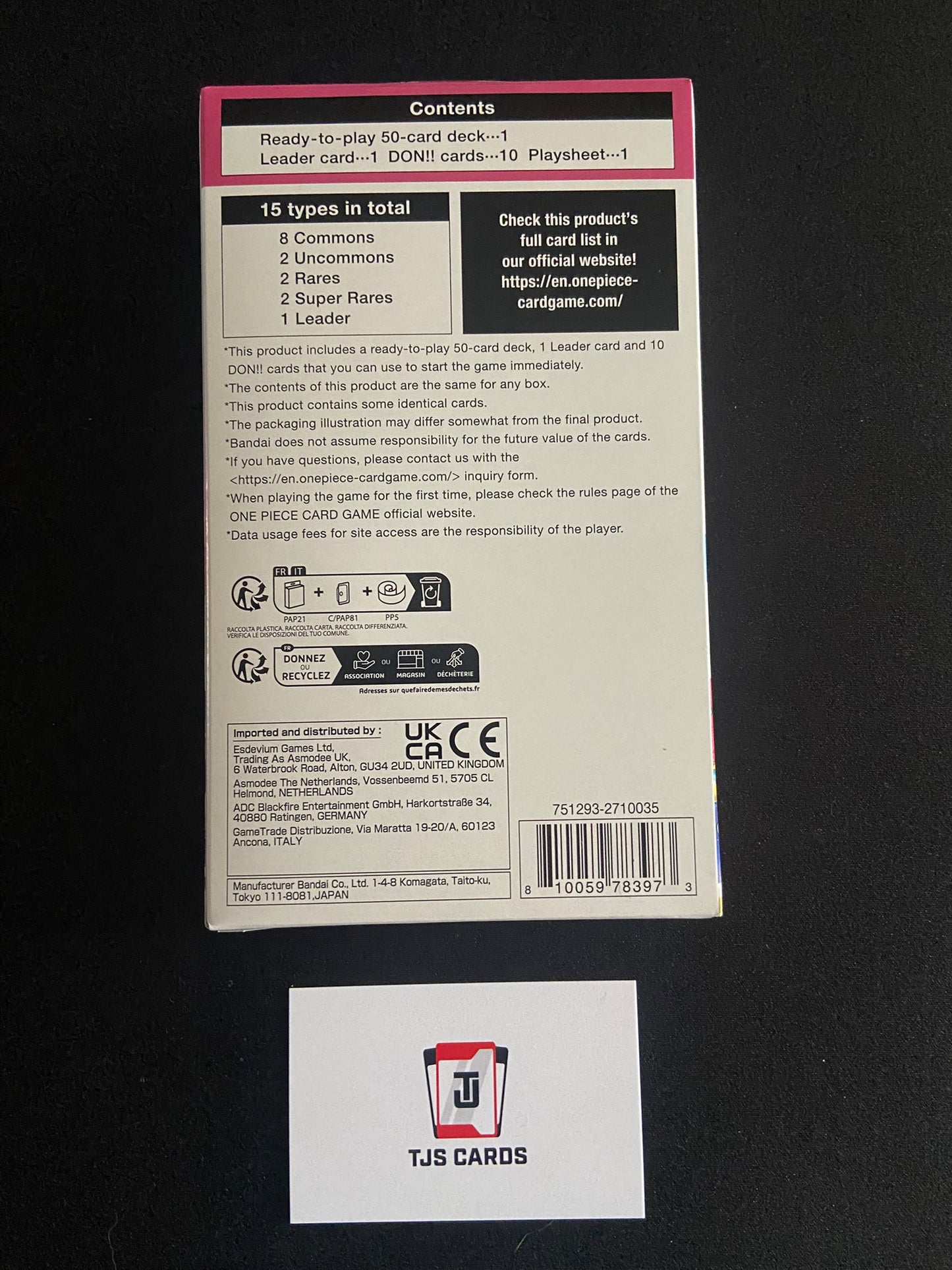 One Piece CCG: Uta Starter Deck (ST11)