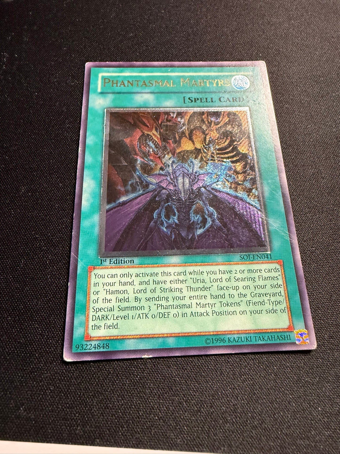 Phantasmal Martyrs - Ultimate Rare 1st Edition SOI-EN041 - MP - YuGiOh