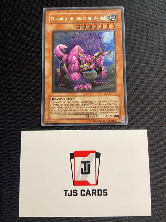 Behemoth The King Of All Animals - Ultimate Rare FET-EN014 - LP - YuGiOh