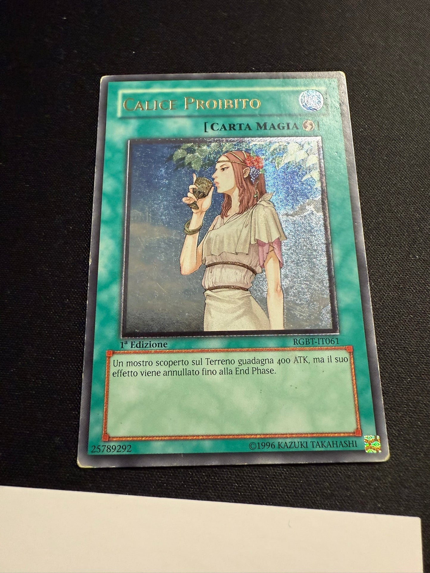 Forbidden Chalice - Italian Ultimate Rare 1st Edition RGBT-IT061 - MP - YuGiOh