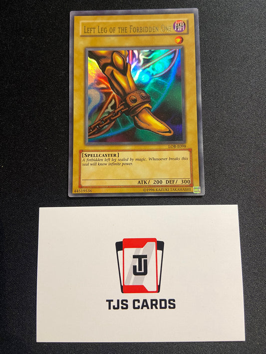 Left Leg Of The Forbidden One - Ultra Rare LOB-E098 - LP - YuGiOh