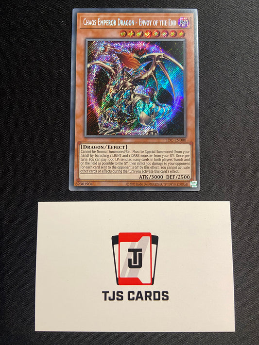 Chaos Emperor Dragon - Envoy Of The End - Secret Rare IOC-EN000 - YuGiOh