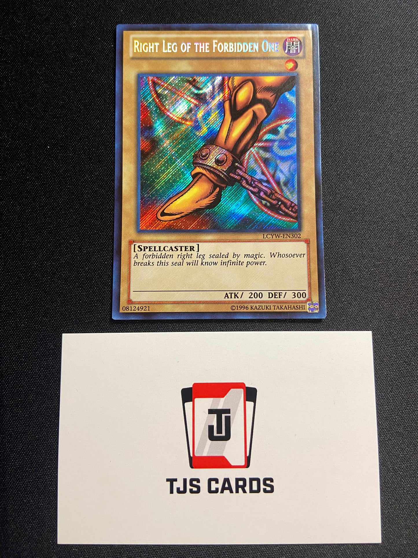 Right Leg Of The Forbidden One - Secret Rare LCYW-EN302 - MP - YuGiOh