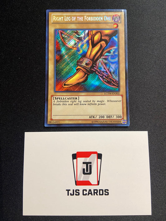 Right Leg Of The Forbidden One - Secret Rare LCYW-EN302 - MP - YuGiOh